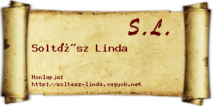 Soltész Linda névjegykártya